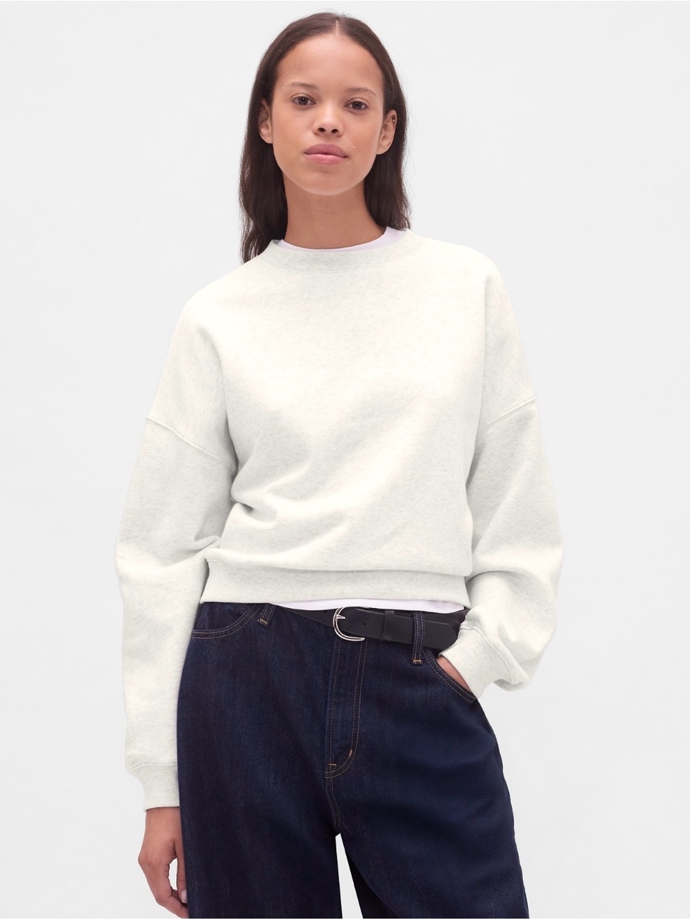Gap VintageSoft Wedge Crewneck Sweatshirt
